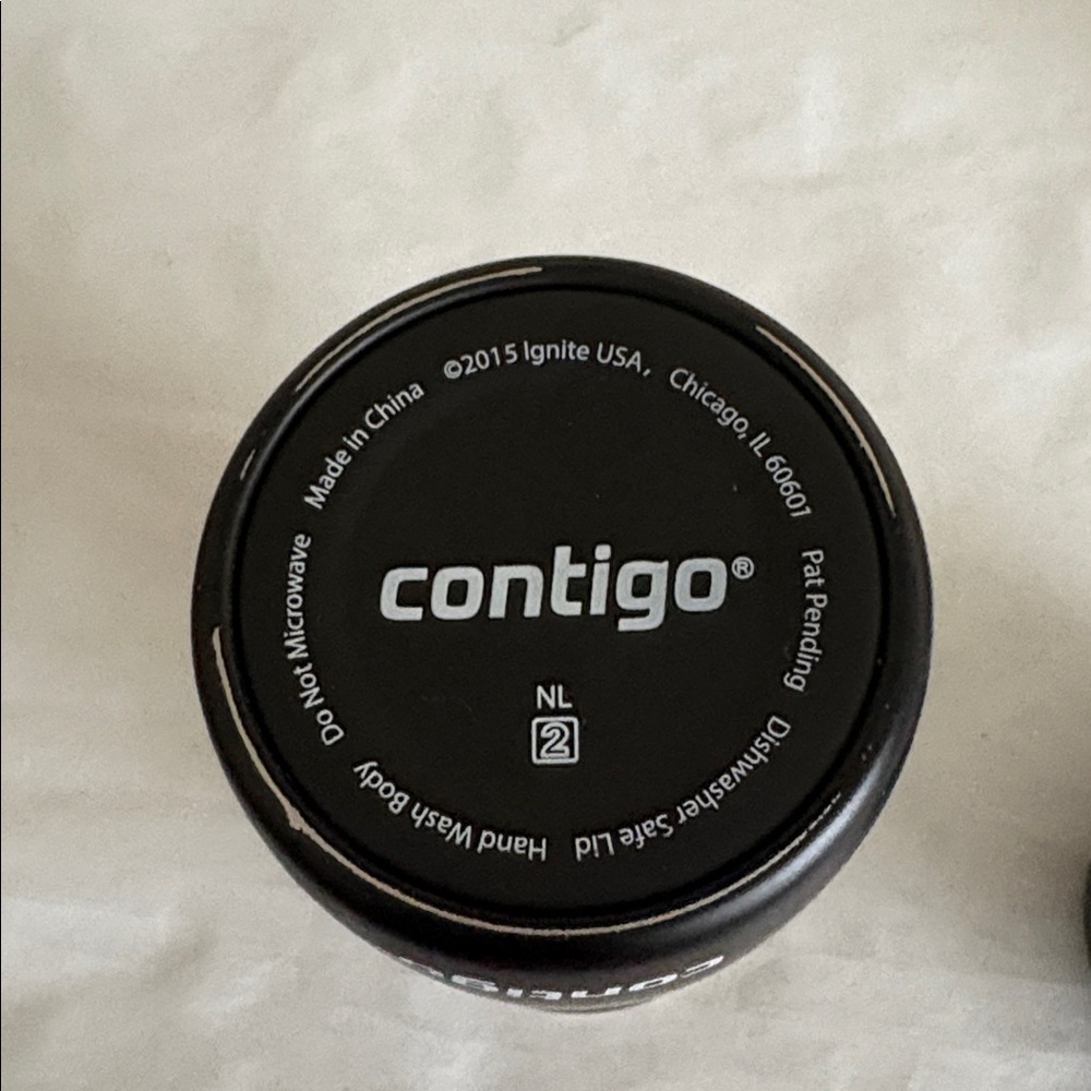 Contigo matte Black Leak-Proof Travel Mug 16fl oz hot cold thermos no spill - Picture 6 of 8